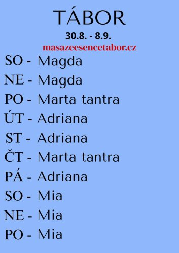 Adriana JEN PÁ 5.9.